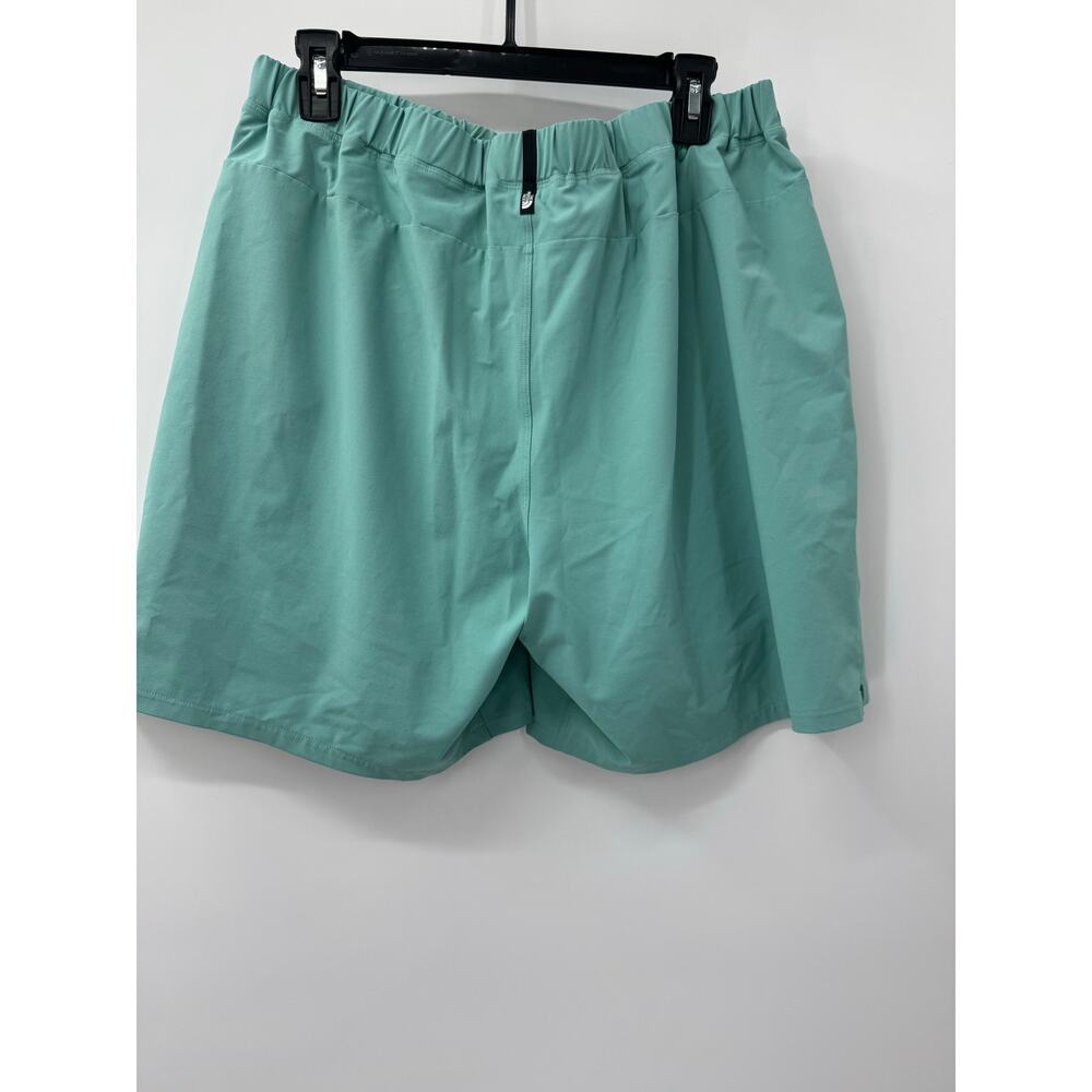 The North Face Men's Blue Green 7" Inseam Athletic Outdoor Shorts Sz XL w/ Liner - Picture 2 of 6